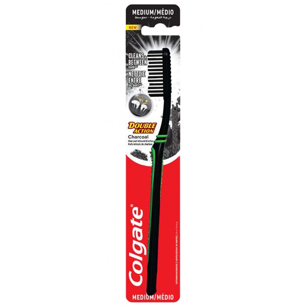 COLGATE Escovas Double Action Carvão Pack 12 Cx.10 Packs COLGATE Escovas Double Action Carvão Pack 12 Cx.10 Packs