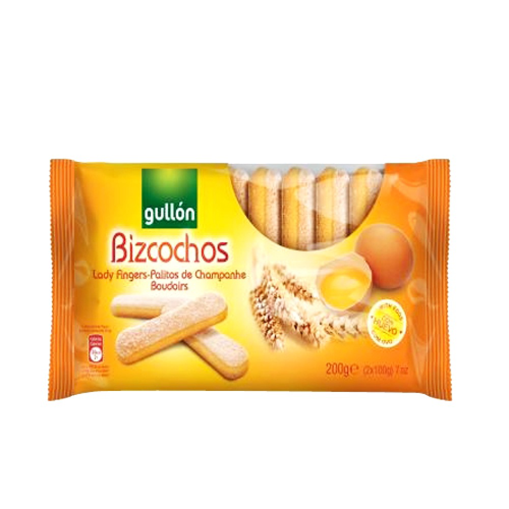 GULLÓN Bizcochos 200 Grs Pack 2 Cx. 12