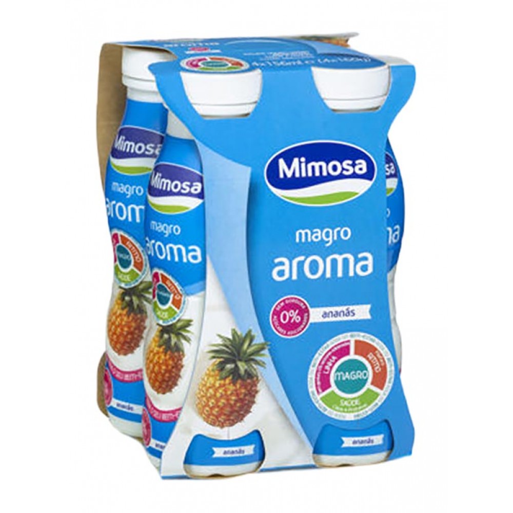 MIMOSA MAGRO Iogurte Líquido Ananás 4x151Ml