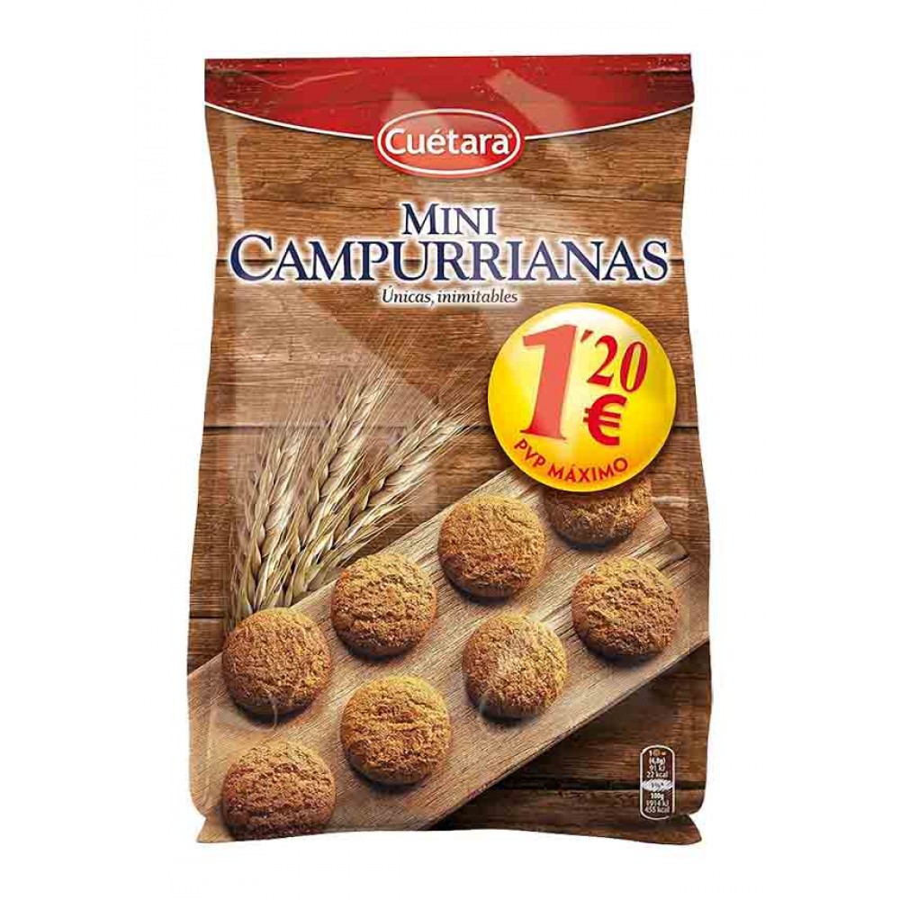 CUÉTARA Mini Campurrianas 260Grs Cx. 6