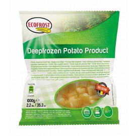 ECOFROST Batata Cubos Saco 1 Kg  Cx. 10