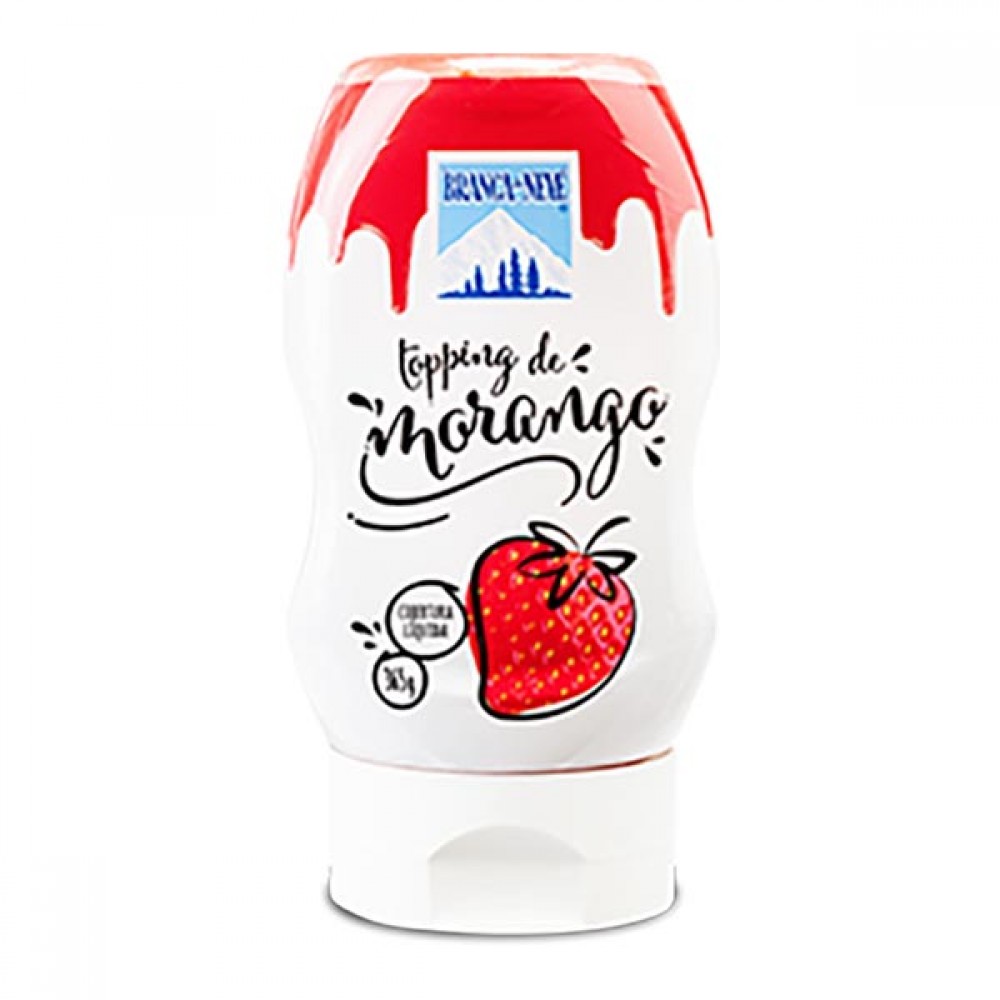 BRANCA DE NEVE Topping de Morango 365Grs Cx. 10