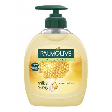 PALMOLIVE Sabonete Liquído Leite e Mel 300Ml Cx. 6