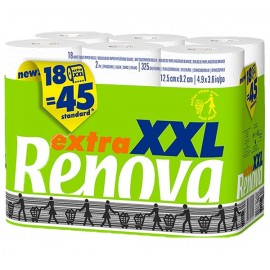 RENOVA Papel Higiénico Extra XXL 18R=45R