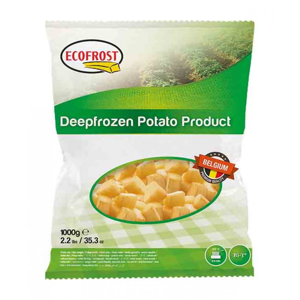 ECOFROST Batata Brava Saco 1 Kg  Cx. 10