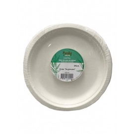 PERDIZ NATURA Pratos Descartáveis 25uni. Cx.15