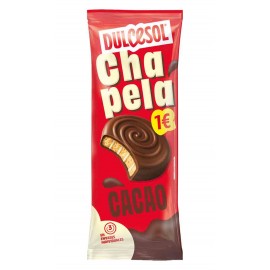 DULCESOL Chapelas Chocolate 126Grs Cx. 16