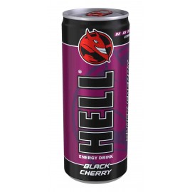 HELL Bebida Energetica Black Cherry 250Ml Cx. 24
