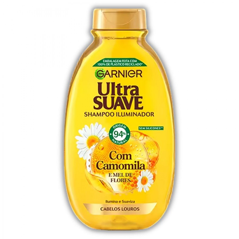 GARNIER Ultra Suave Champô Camomila e Mel 250ml Cx. 6<br>
