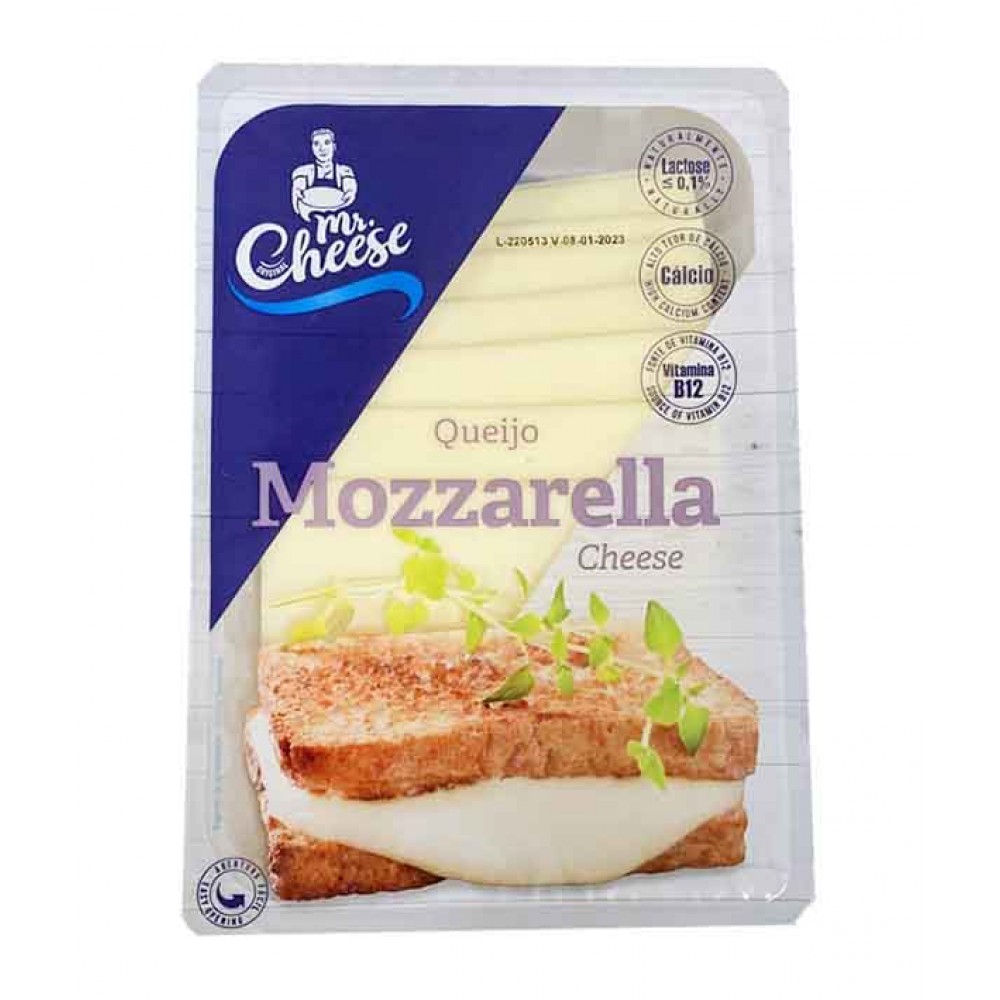 MR CHEESE Queijo Mozzarella Fatias 150 Grs Cx. 12