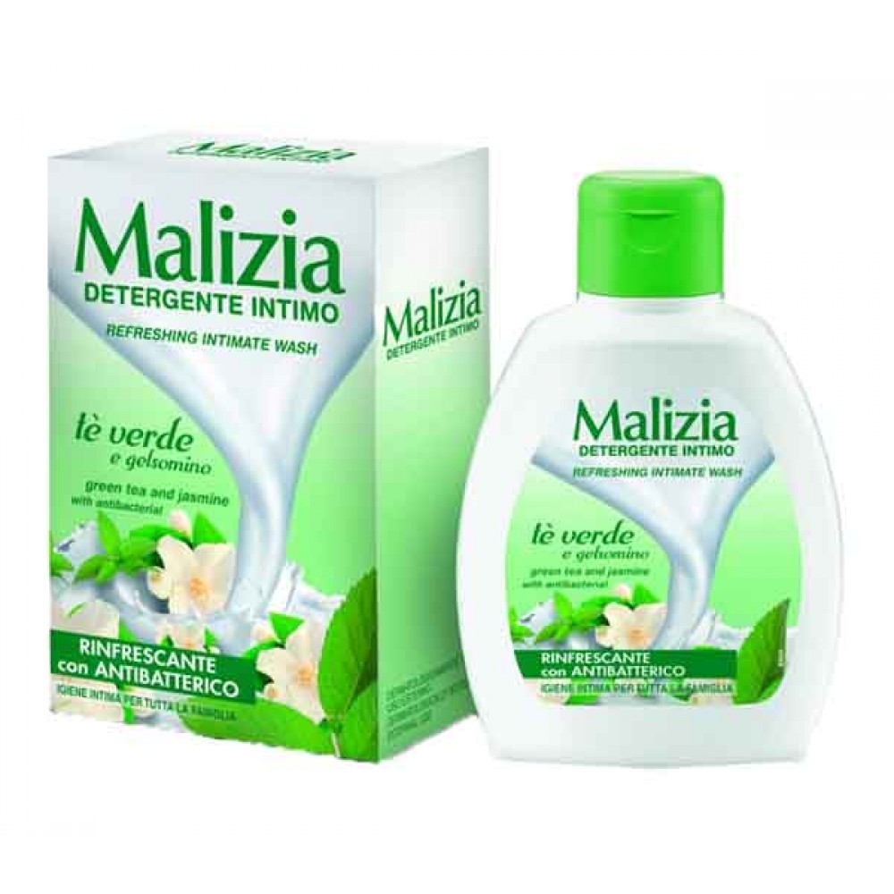 MALIZIA Gel Íntimo Uso Externo Chá Verde & Jasmin 200 Ml Cx. 12