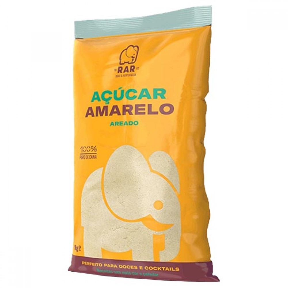 RAR Açúcar Amarelo Areado 1Kg Cx.10