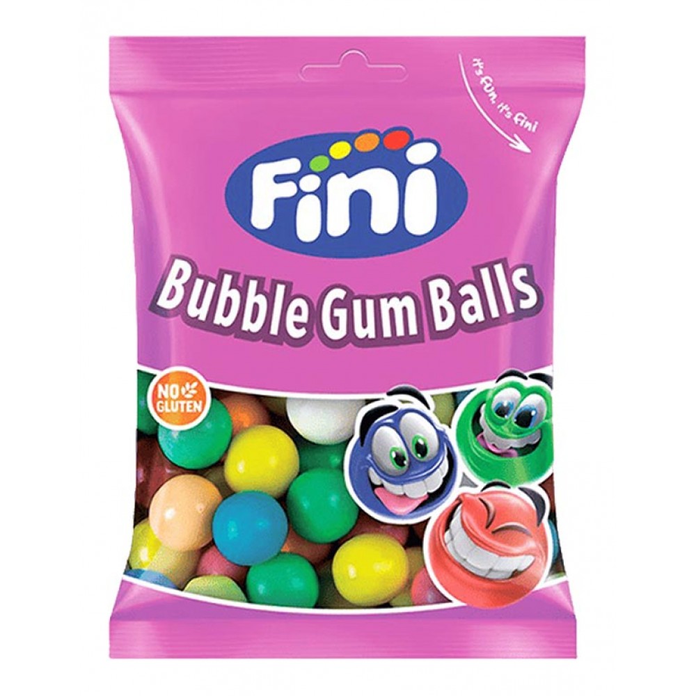 FINI Bubble Gum Balls 90grs Cx. 12