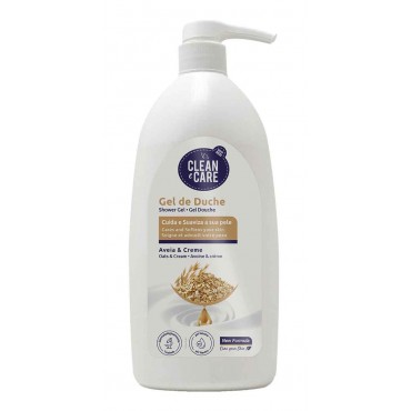 CLEAN CARE Gel Duche Doseador Aveia e Creme 900 ml Cx. 6
