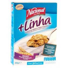NACIONAL Cereais + Linha Flocos Arroz e Trigo Integral 300Grs Cx. 12