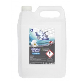 LIMPA BEM Profissional Sabonete Líquido Branco 5L Cx. 4