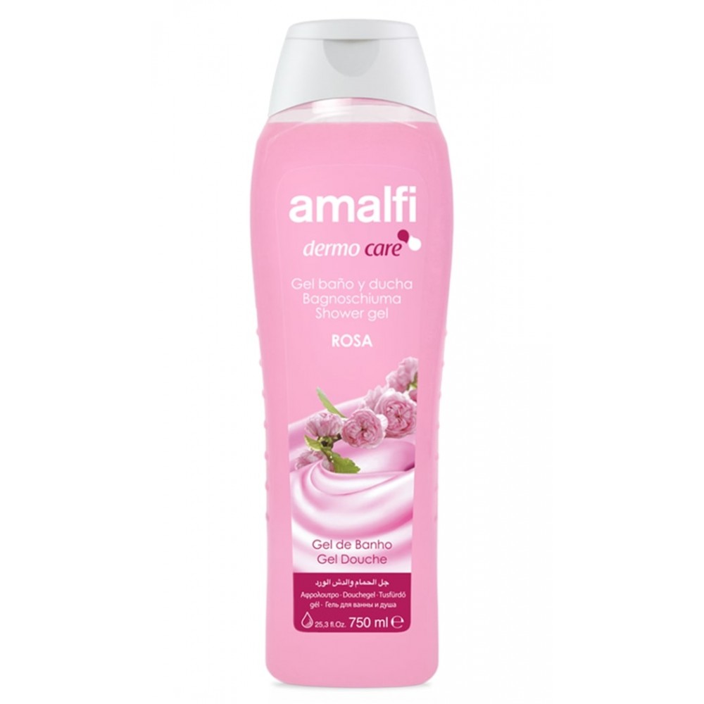 AMALFI Dermo Care Gel de Banho de Rosas 750Ml Cx. 16