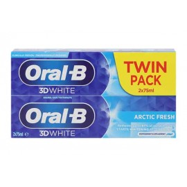 ORAL-B 3D White Pasta de Dentes Arctic Fresh 2x75Ml Cx. 12