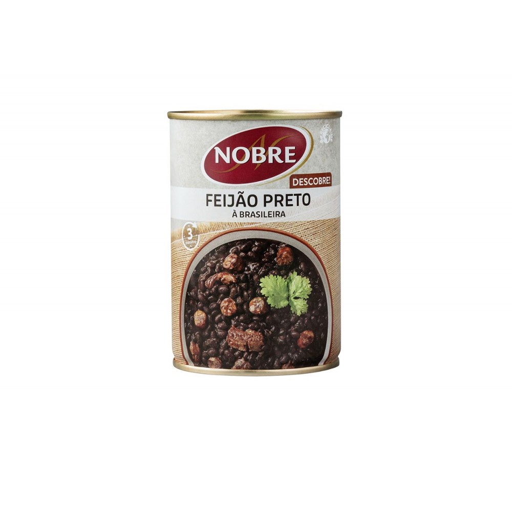NOBRE Feijão Preto à Brasileira 420 Grs Cx. 6