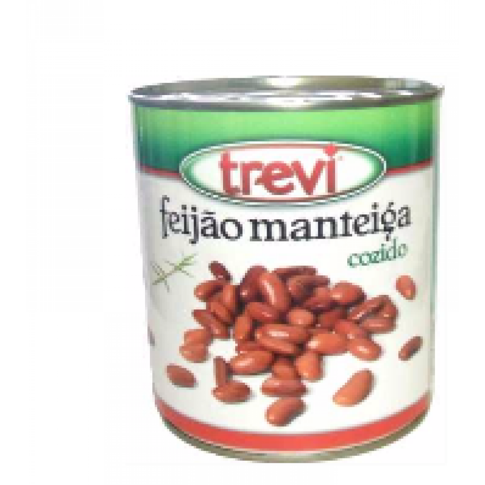 TREVI Feijão Manteiga Lata 820Grs CX.12