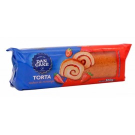 DAN CAKE Torta Recheio de Morango 300 Grs Cx. 6