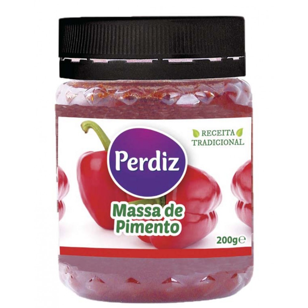 PERDIZ Massa de Pimento 200Grs Cx. 12 PERDIZ Massa de Pimento 200Grs Cx. 12