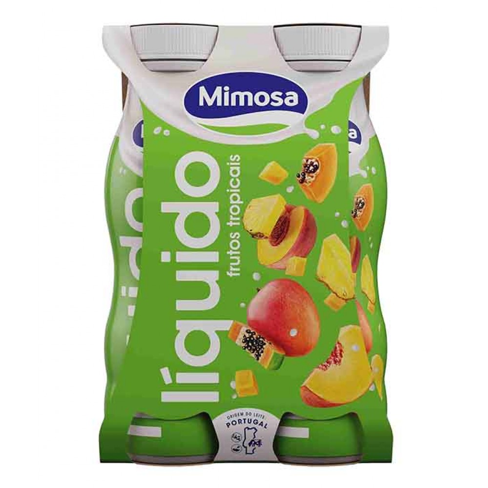 MIMOSA Iogurte Líquido Frutos Tropicais 4x156Ml