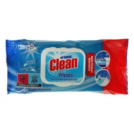 AT Home Clean Toalhitas Limpeza Multiusos 55 Toalhitas Cx. 24