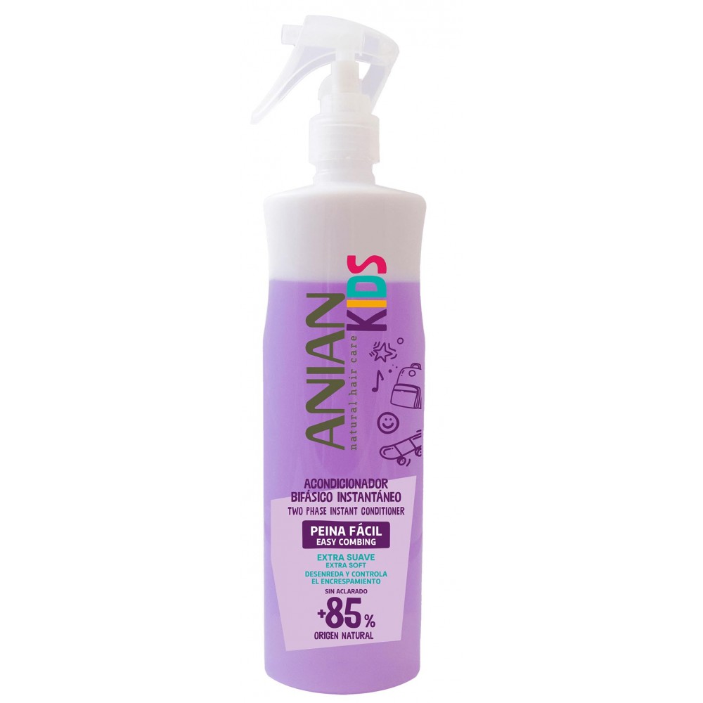ANIAN Kids Acondicionador Bifásico Instantáneo Extra Suave 400Ml Cx. 12