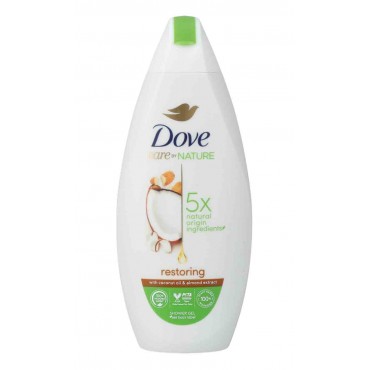 DOVE Gel de Banho Care by Nature Óleo de Coco Hidratante 225 ml Cx. 12