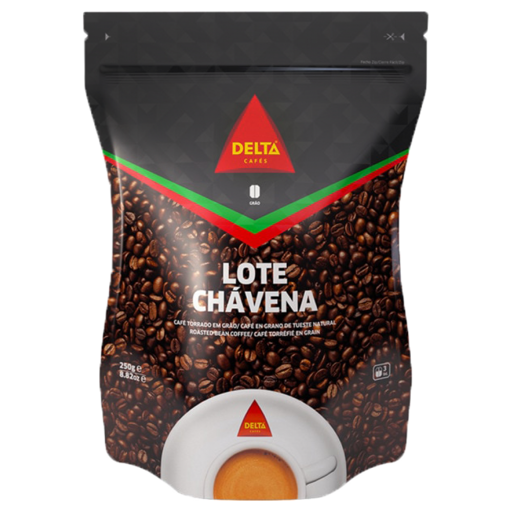 DELTA Lote Chávena Café em Grãos 250Grs Cx. 16
