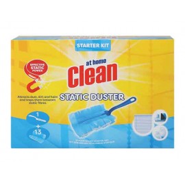 AT HOME Clean Kit Mopa Limpar Pó Pack Espanador + 13 Recargas Cx. 12
