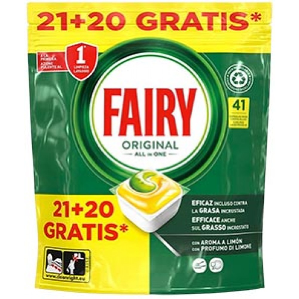 FAIRY Cápsulas Original 21+20  554Grs Cx.5