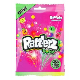 BAZOOKA Rattlerz Sour Rebuçados Mastigáveis 120 Grs Cx. 12