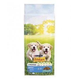 FRISKIES Cão Junior Frango e Legumes 14 Kg