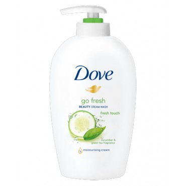 DOVE Sabonete Líquido Mãos Pepino e Chá Verde 250 Ml Cx. 6