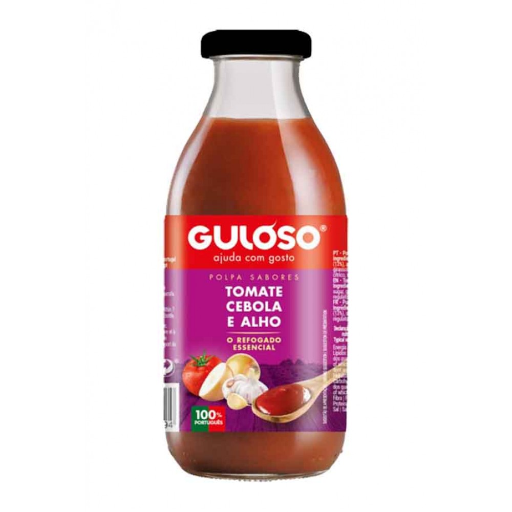 GULOSO Polpa Tomate Cebola e Alho 500 Grs Cx. 12