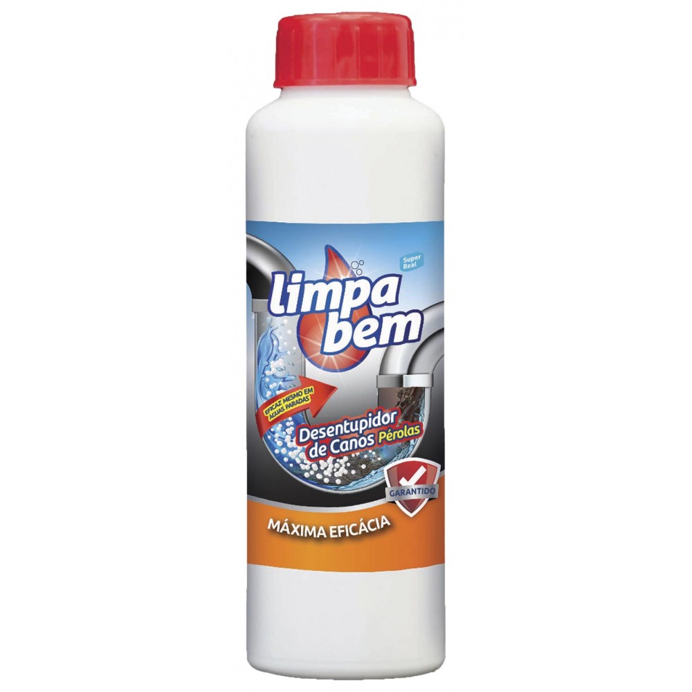 LIMPA BEM Desentupidor de Canos Pérolas 400Grs Cx. 12