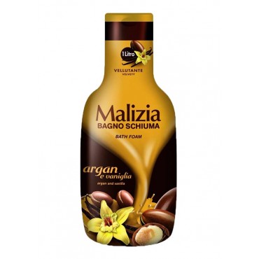 MALIZIA Gel de Banho Óleo de Argão e Baunilha 1L Cx. 12