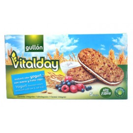 GULLON VITALDAY SANDWICH SABOR IOGURT 220GR CX8