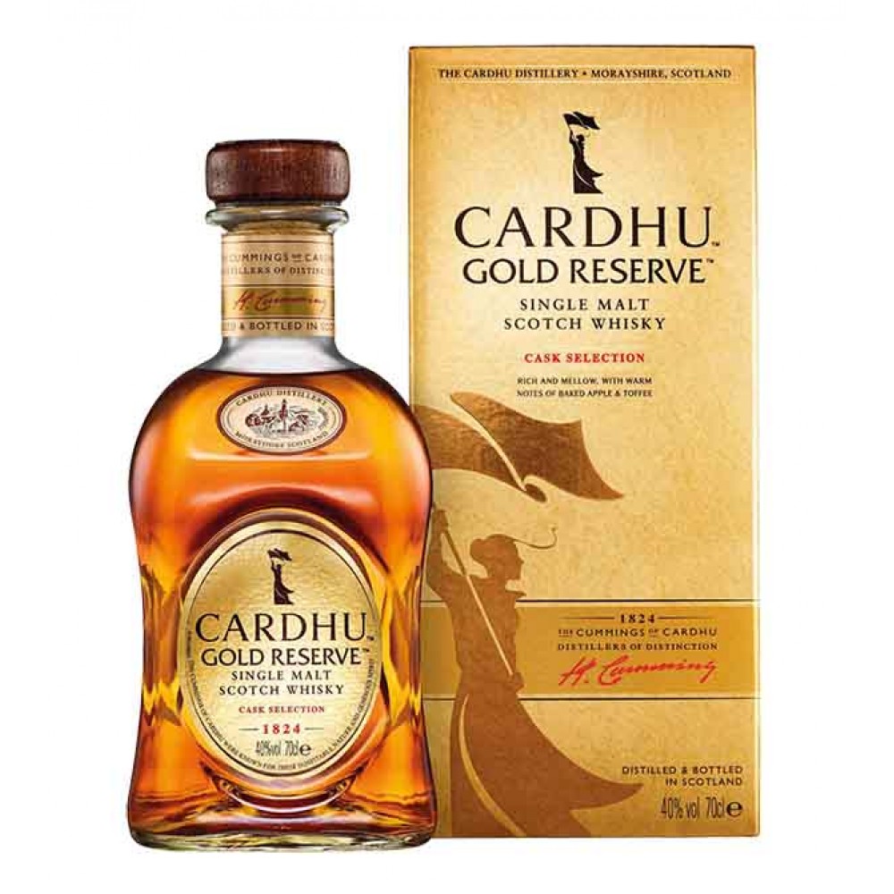 CARDHU Gold Reserve 70Cl Cx. 6