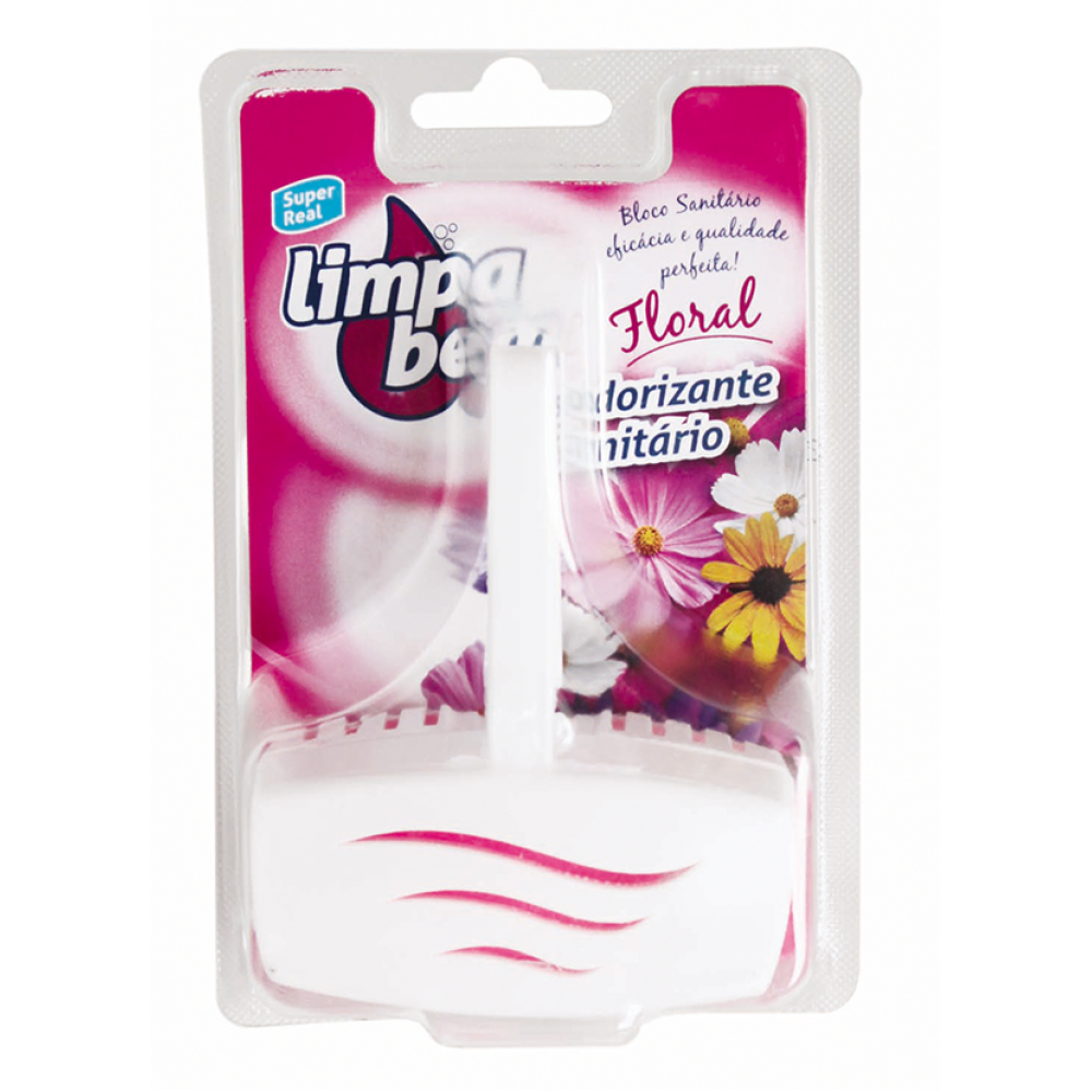 LIMPA BEM Bloco WC SReal Floral 40Gr Cx.12