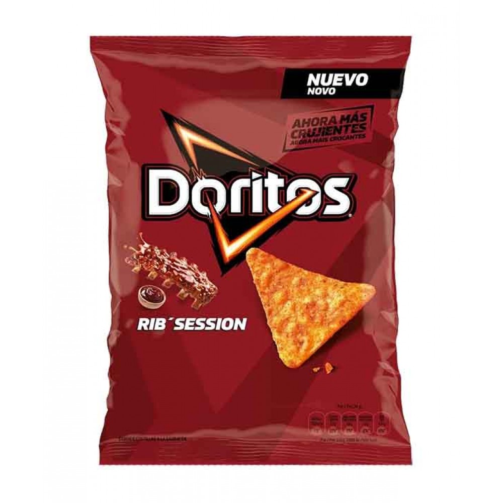 DORITOS Sabor Entrecosto C/Molho Barbecue 140 Grs Cx. 20
