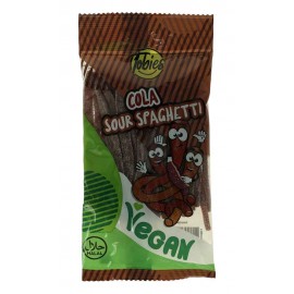 TOBIES Gomas Tubos Sour Cola Vegan 150 Grs Cx. 60