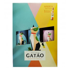 GATÃO Vinho Verde Pack 2 Garrafas Branco + 1 Garrafa Rosé 750ml Cx. 3