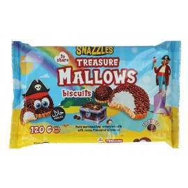SNAZZLES Bolachas Recheadas Magic Mallows Chocolate 120 Grs Cx. 14