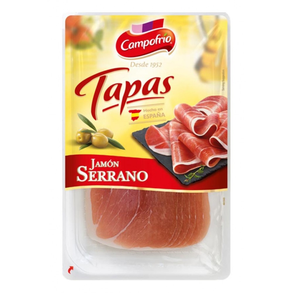 CAMPOFRIO Presunto Serrano Fatiado 80Grs Cx. 10