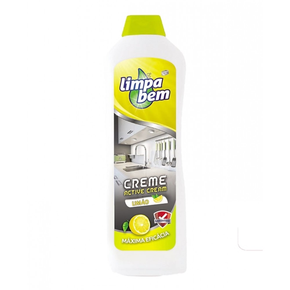 LIMPA BEM Creme Limpeza Sup Real Limão 750ml Cx.12
