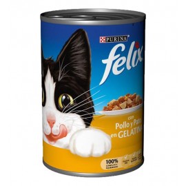 FELIX Gato Gelatina Frango e Pato 400Grs Cx. 24
