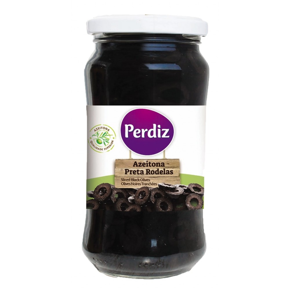 PERDIZ Azeitona Preta Rodelas 200G Cx. 12